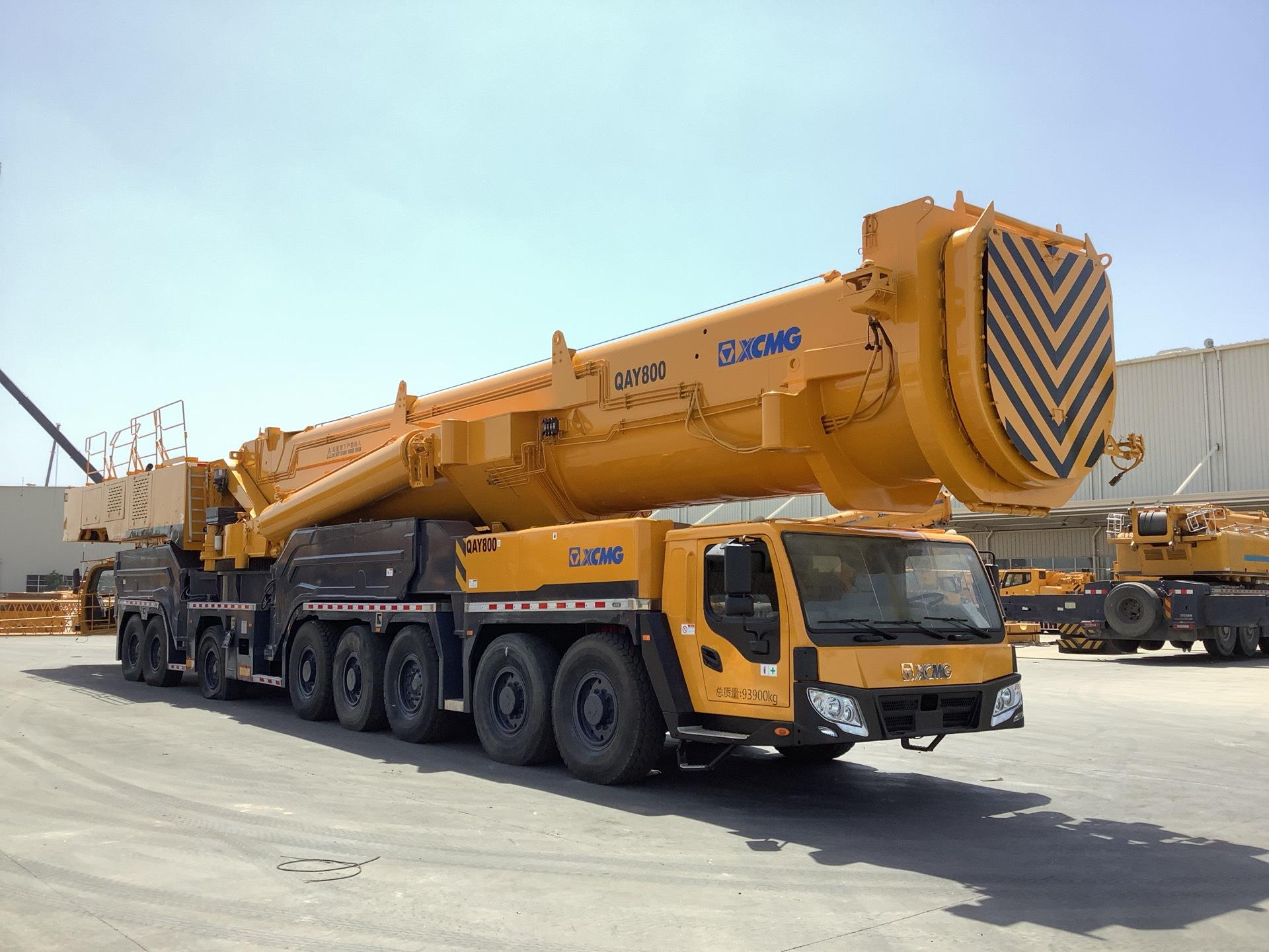 Grue de levage mobile QAY800, grue de camion tout terrain
