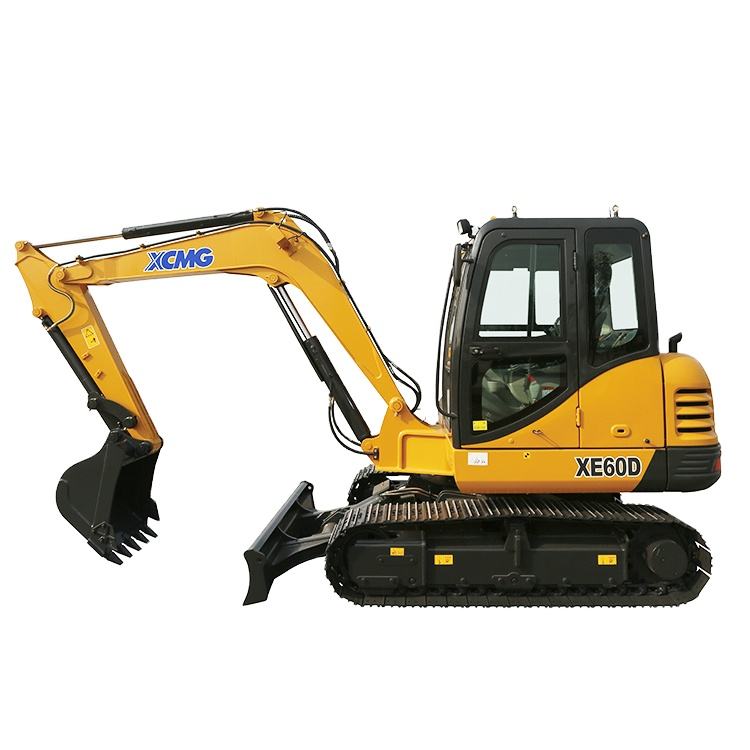  Escavadeira retroescavadeira de esteira Xe60d 6ton
