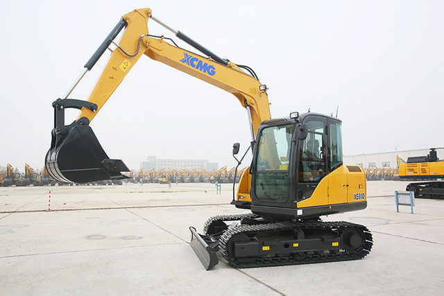 Excavatrice sur chenilles de machine de 8 tonnes Xe80c