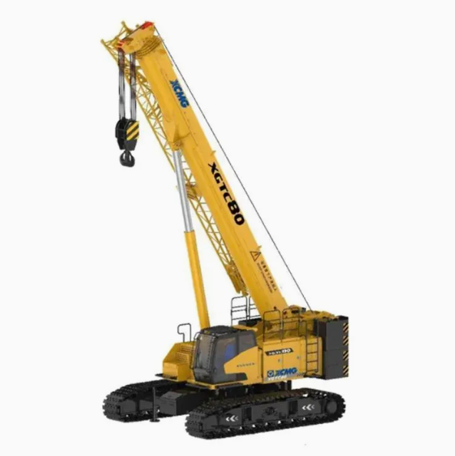 Xgtc80 80Ton رافعة مجنزرة تلسكوبية متنقلة