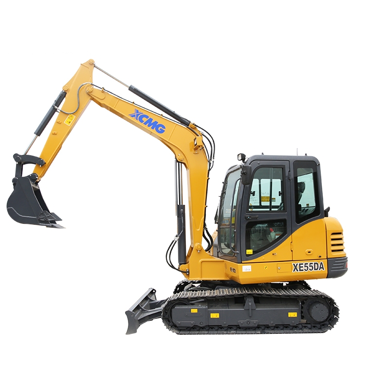 M&aacute;quina escavadora de esteira pequena hidr&aacute;ulica de 5,5 toneladas 0.2cbm XE55DA
