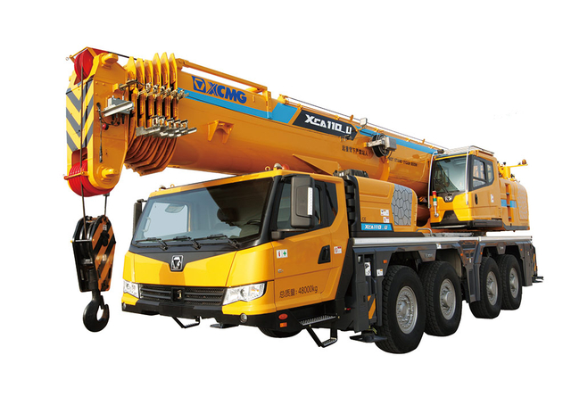 110 طن XCA110_U رافعة شاحنة لجميع التضاريس