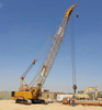 Xgc45 45ton معدات رفع البناء المتنقلة رافعة مجنزرة للبيع