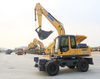 Escavadeira de rodas hidr&aacute;ulica XE150WB de 15 toneladas para venda