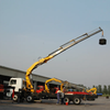 SQ25ZK6Q pluma plegada gr&uacute;a pesada de 25 toneladas montada en cami&oacute;n