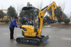  Microexcavadora de orugas Mini excavadora Xe15e