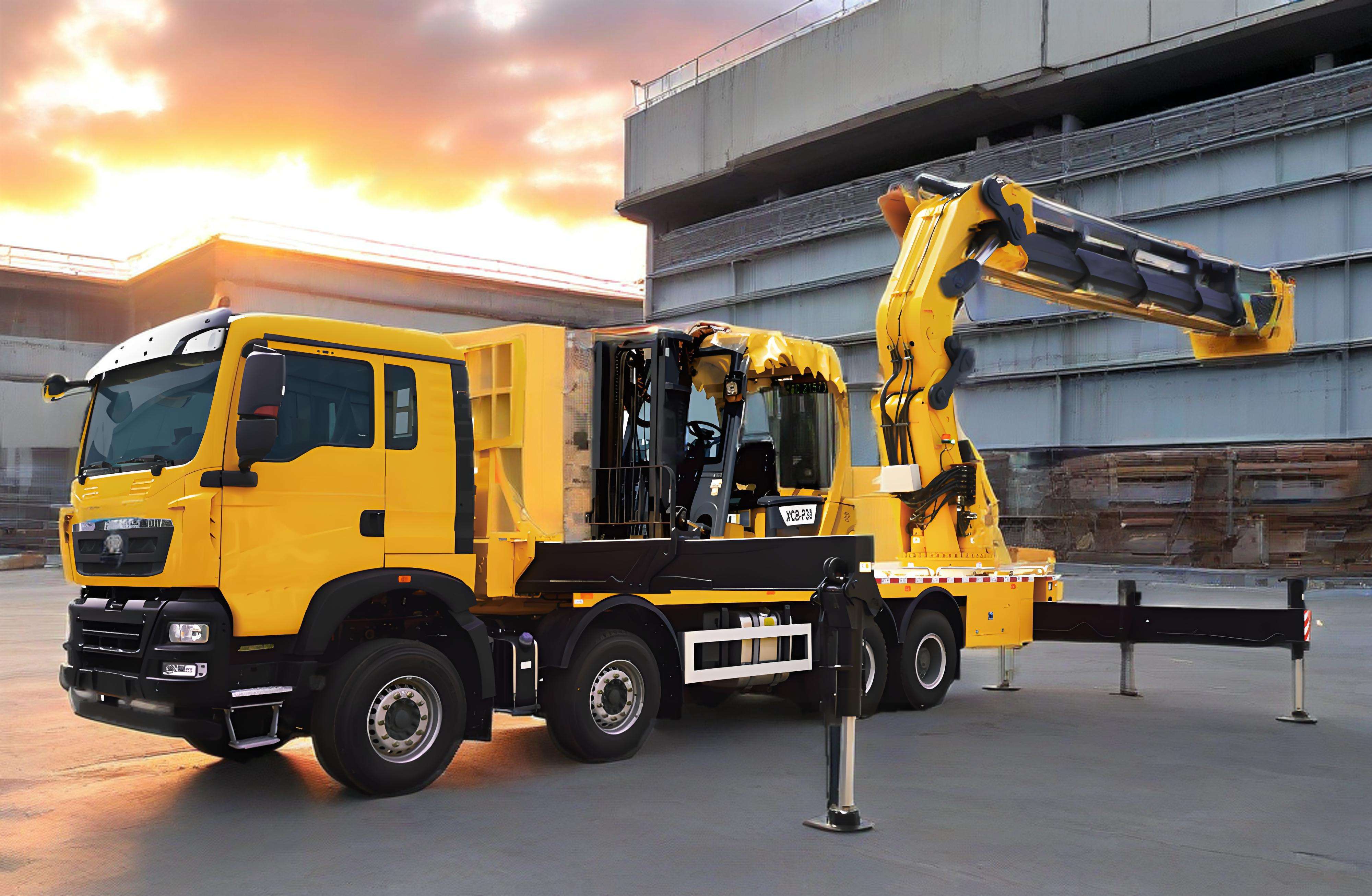 SQZ8000 Автокран с гидравлической стрелой