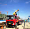 SQ25ZK6Q pluma plegada gr&uacute;a pesada de 25 toneladas montada en cami&oacute;n