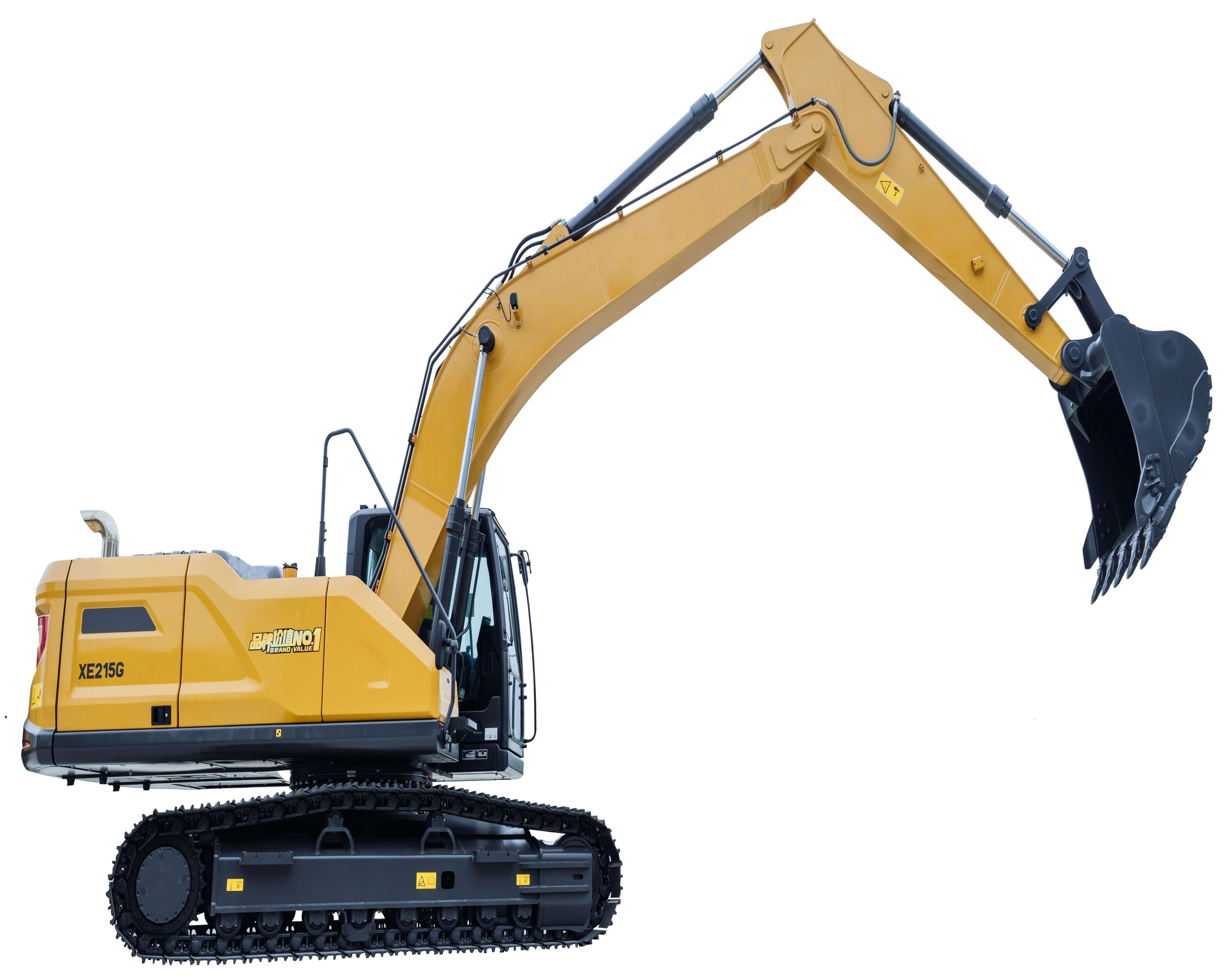 M&aacute;quina escavadora hidr&aacute;ulica resistente 165kN da esteira rolante de 22.5t XE215G que escava a economia de combust&iacute;vel do poder para o movimento de terras