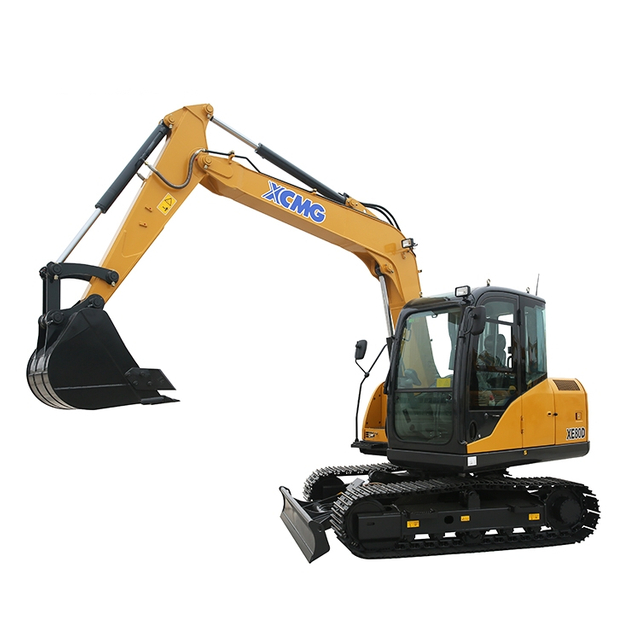 Miniexcavadora de orugas hidr&aacute;ulica peque&ntilde;a XE80D de 8 toneladas 