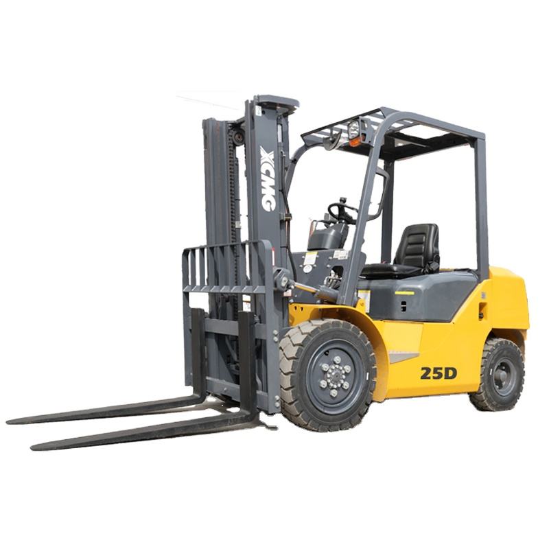 Petit chariot &eacute;l&eacute;vateur diesel de marque chinoise XCB-D25 de 2,5 tonnes 