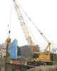 Xgc45 45ton معدات رفع البناء المتنقلة رافعة مجنزرة للبيع