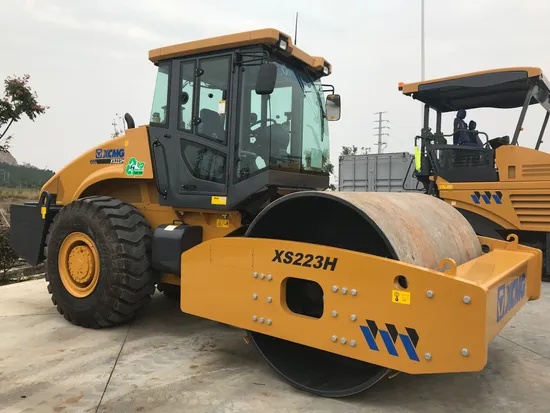 Pre&ccedil;o do rolo compactador de tambor &uacute;nico de 22 toneladas para m&aacute;quinas rodovi&aacute;rias XS223H