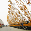 200Ton Xgc200 হাইড্রোলিক মোবাইল ক্রলার ক্রেন 