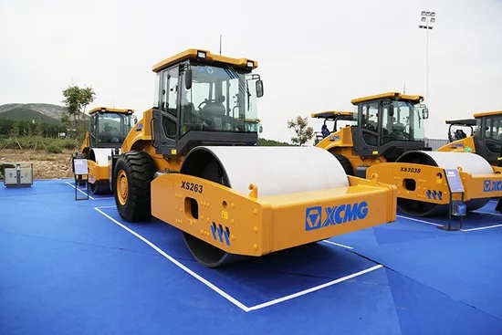 M&aacute;quina de carretera Xs263 Rodillo compactador vibratorio de 26 toneladas
