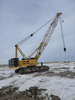 Xgc45 45ton معدات رفع البناء المتنقلة رافعة مجنزرة للبيع