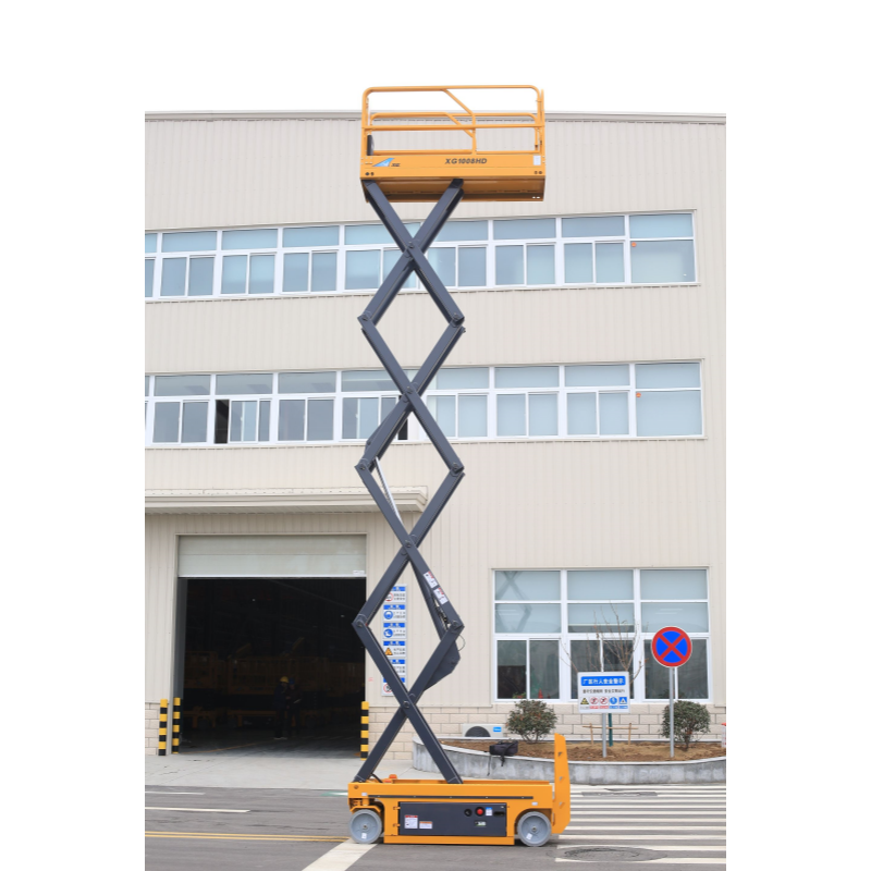 XG1008HD XG1008HD-Li l&iacute;tium oll&oacute;s emelő 9,8 m munkamagass&aacute;g 230 kg nagy teherb&iacute;r&aacute;s&uacute; emelő